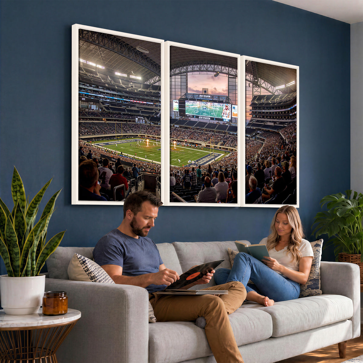 61524160-MGV-CV-36X24 - Stadium Wall Art Canvas Print