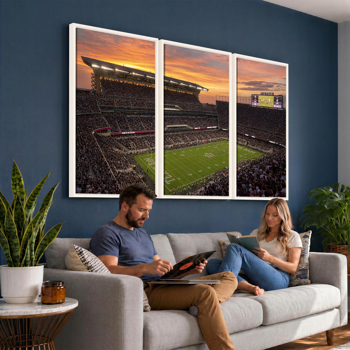77401853-MGV-CV-36X24 - Stadium Wall Art Canvas Print