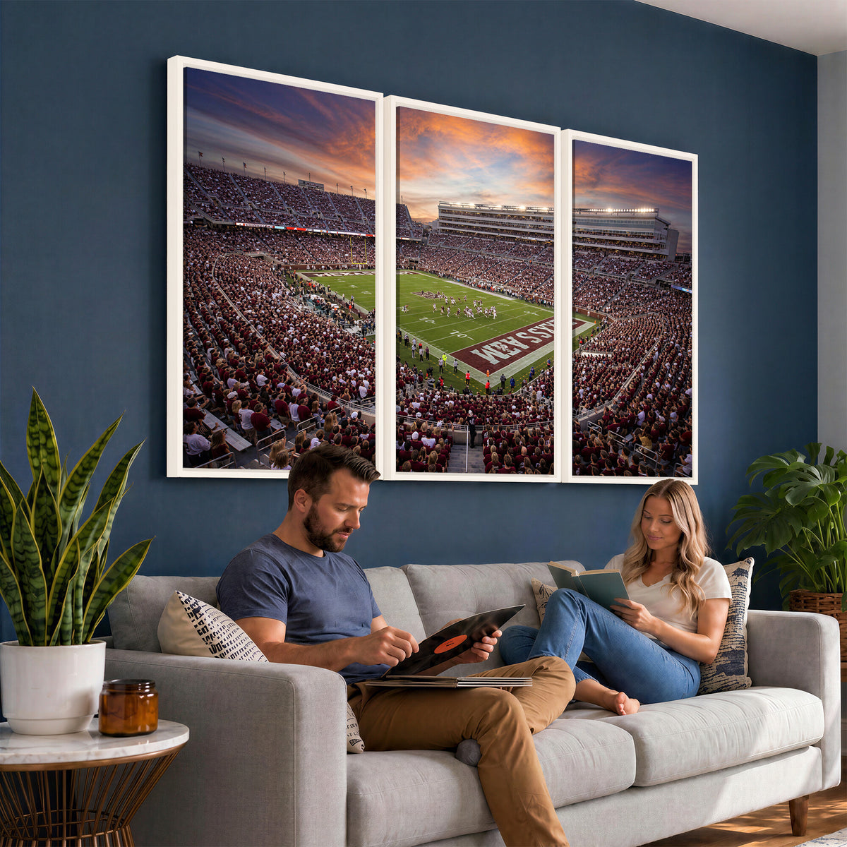 66624578-MGV-CV-36X24 - Stadium Wall Art Canvas Print
