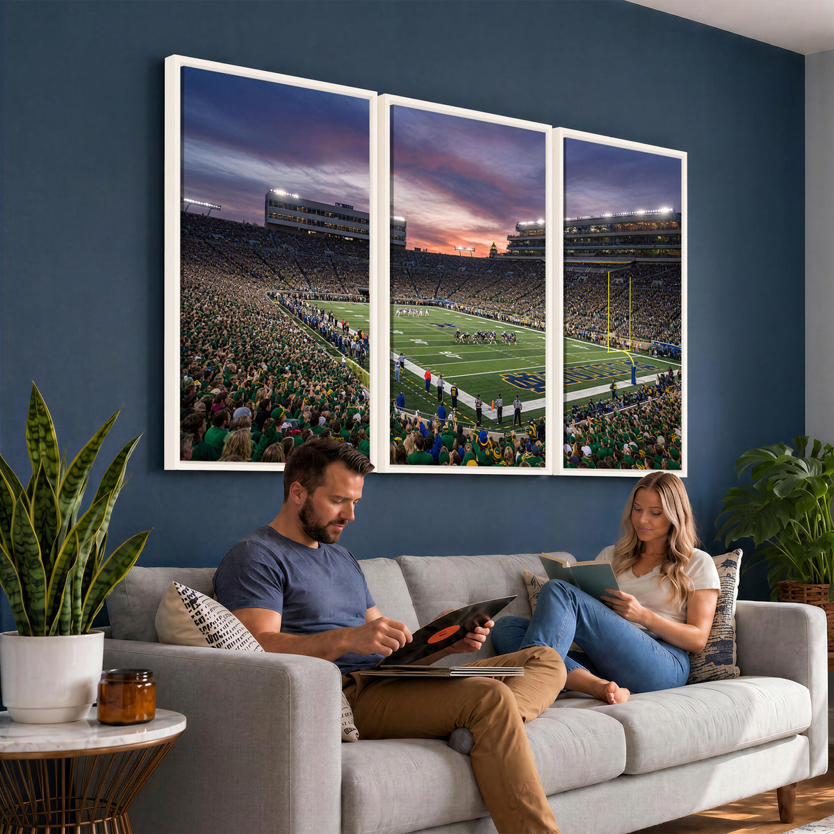 34836892-MGV-CV-36X24 - Stadium Wall Art Canvas Print