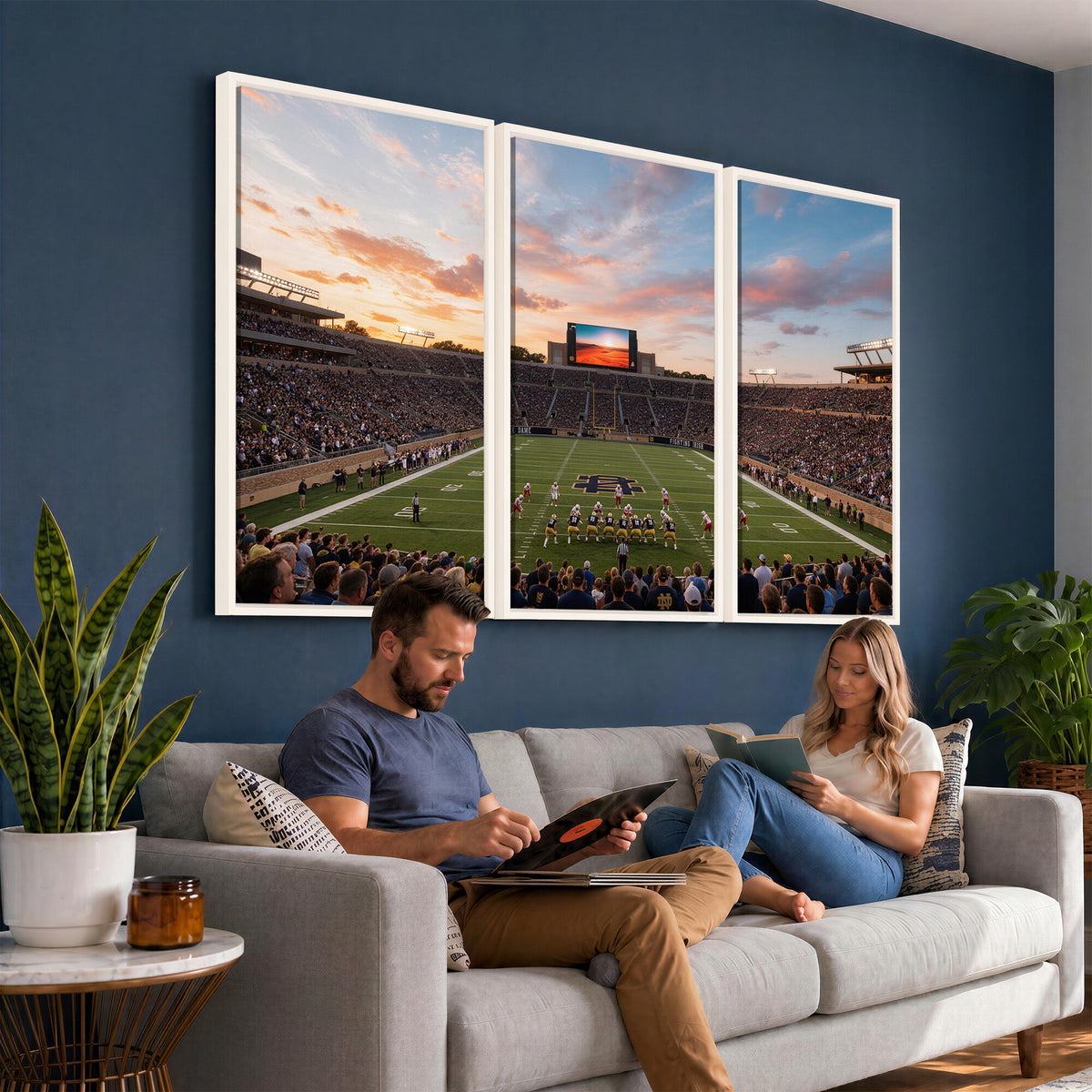 54464530-MGV-CV-36X24 - Stadium Wall Art Canvas Print