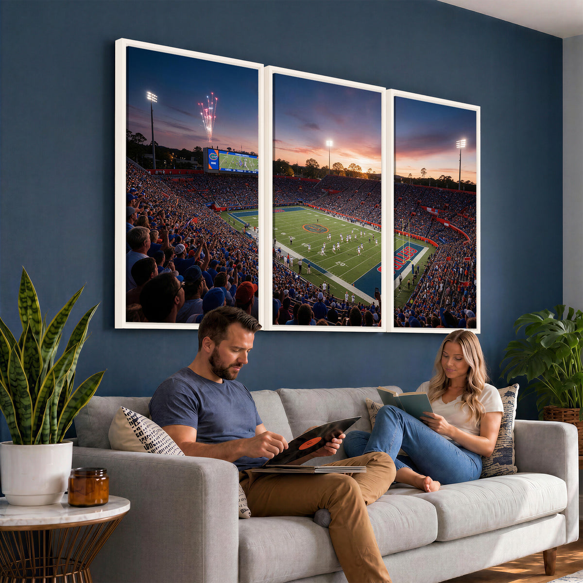 76151234-MGV-CV-36X24 - Stadium Wall Art Canvas Print