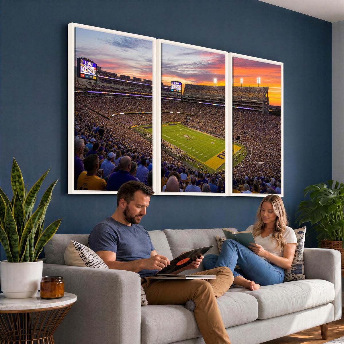 91303167-MGV-CV-36X24 - Stadium Wall Art Canvas Print