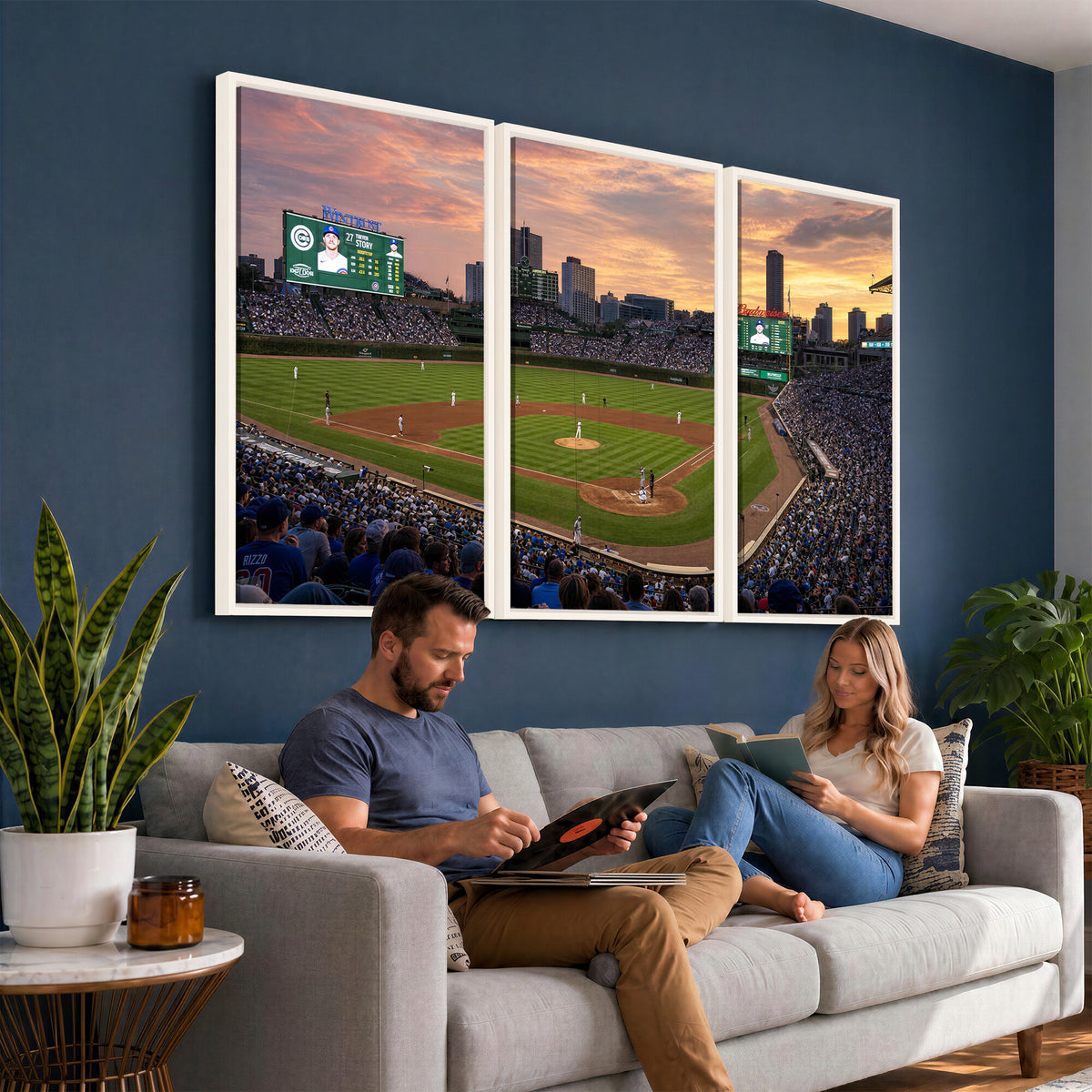 41641466-MGV-CV-36X24 - Stadium Wall Art Canvas Print