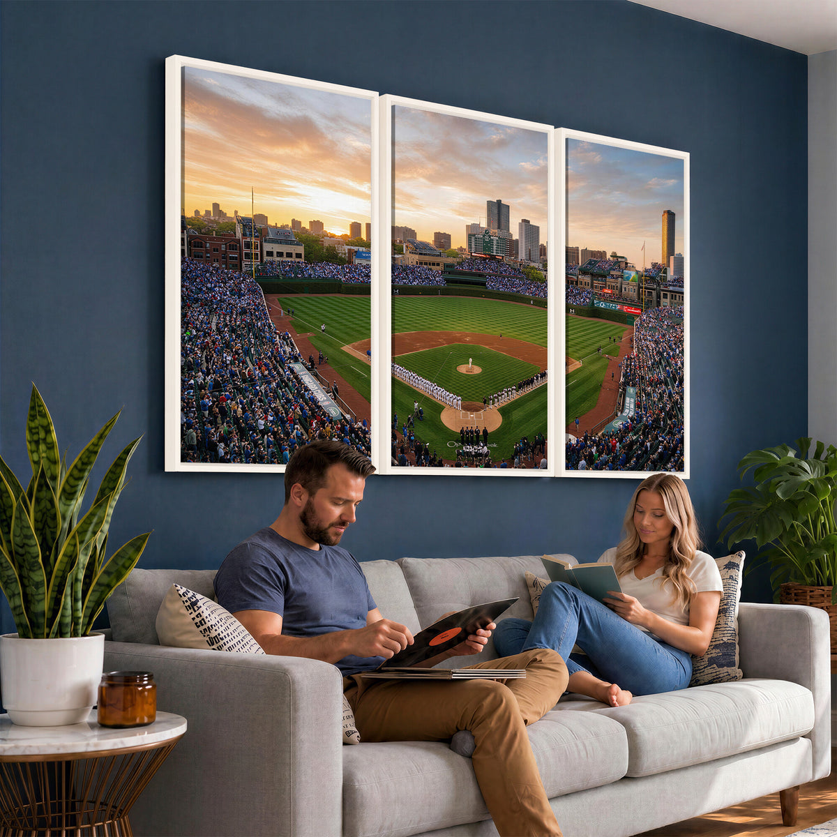 76885212-MGV-CV-36X24 - Stadium Wall Art Canvas Print