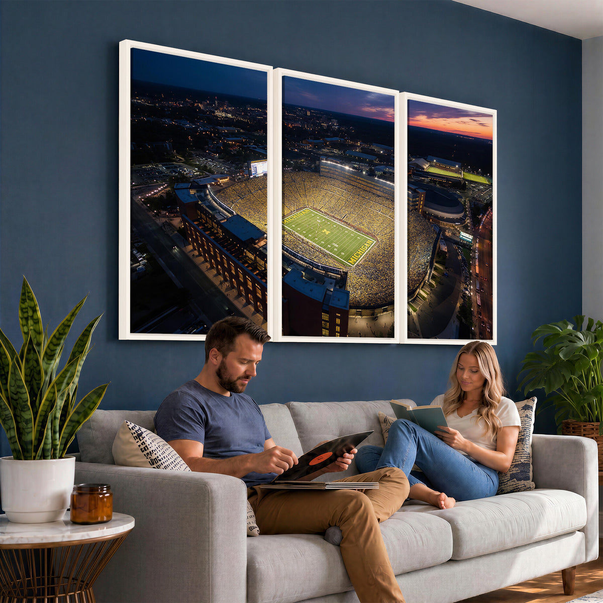 61127284-MGV-CV-36X24 - Stadium Wall Art Canvas Print