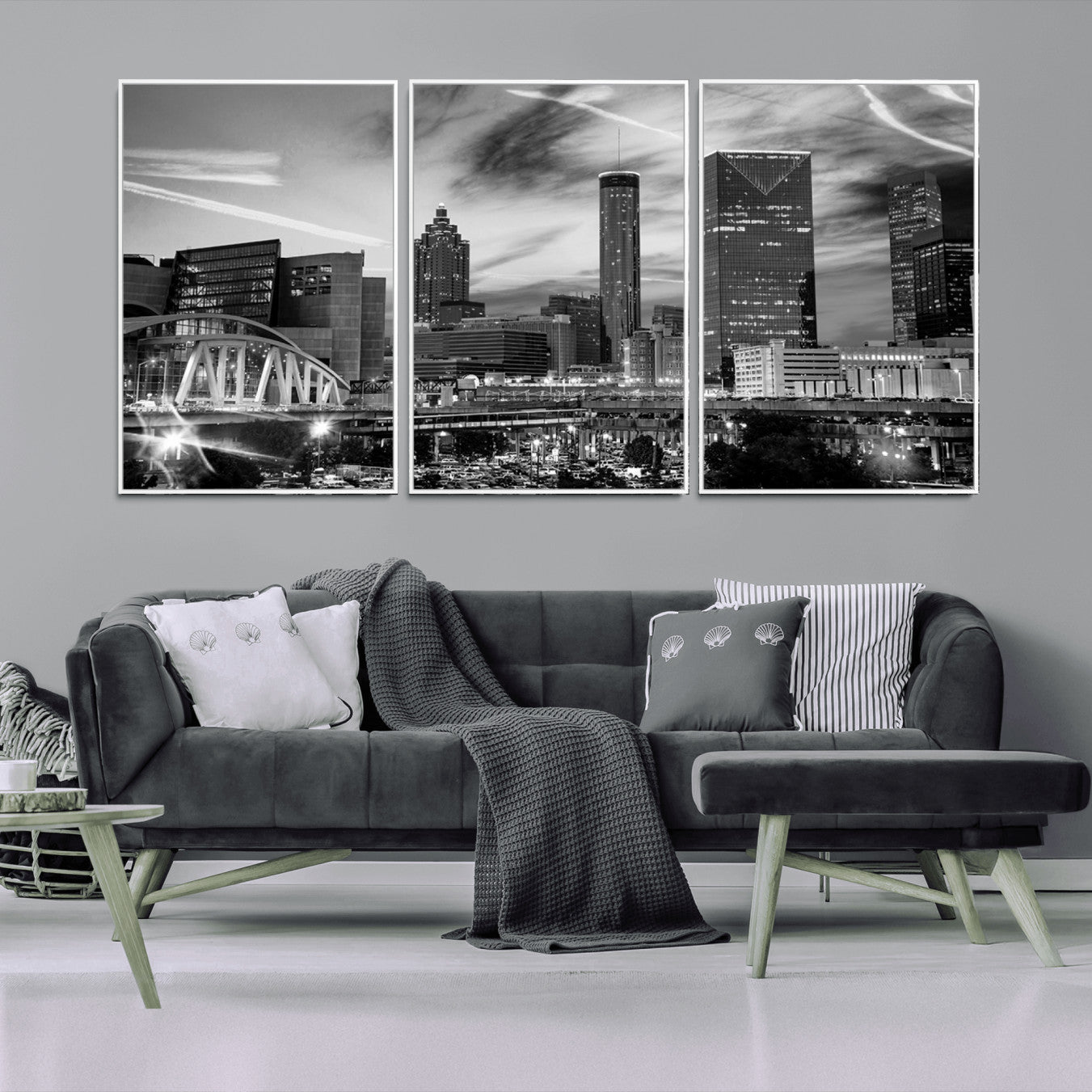 34800-MGV-FC-60X30-3P_White-Black and White Atlanta Wall Art Canvas Print