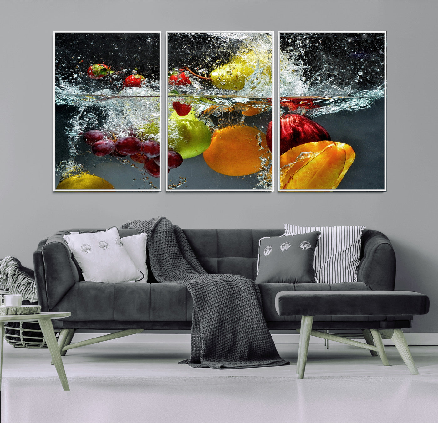 -Kithen Vegetables World Wall Art Canvas Print