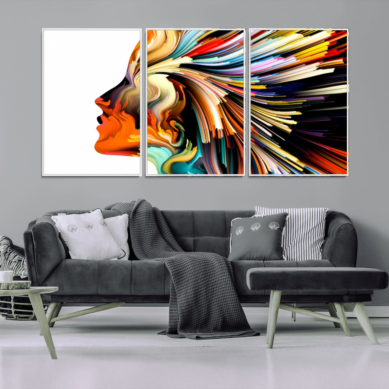 -Profile Colors Canvas Print