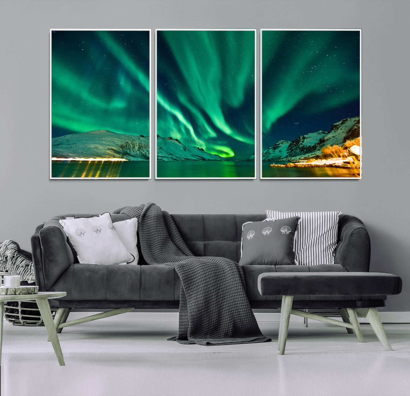-Northern Lights Wall Art Canvas Print