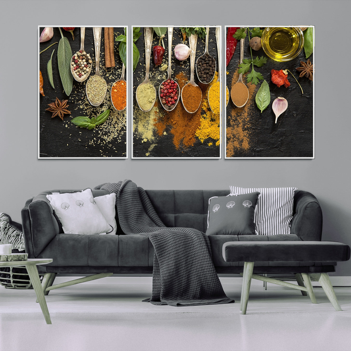 -Kitchen Spice Wall Art Canvas Print