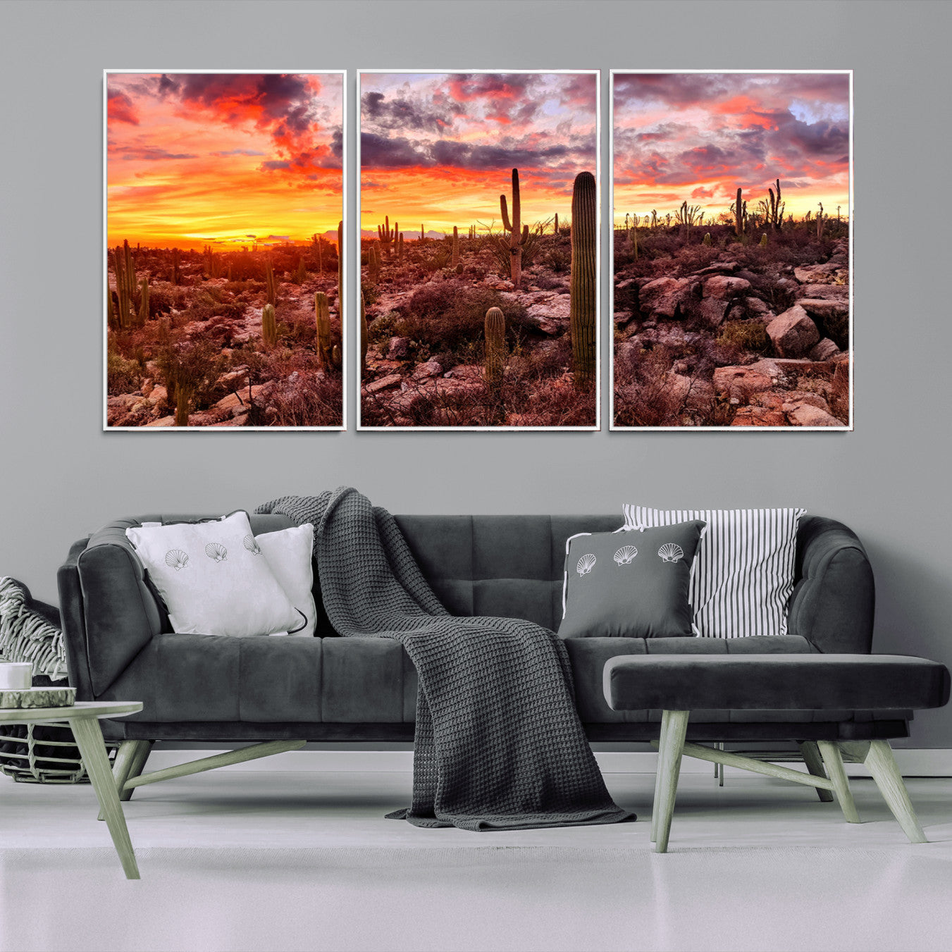 -Arizona Desert Print, Western Cowboy Wall Art Print