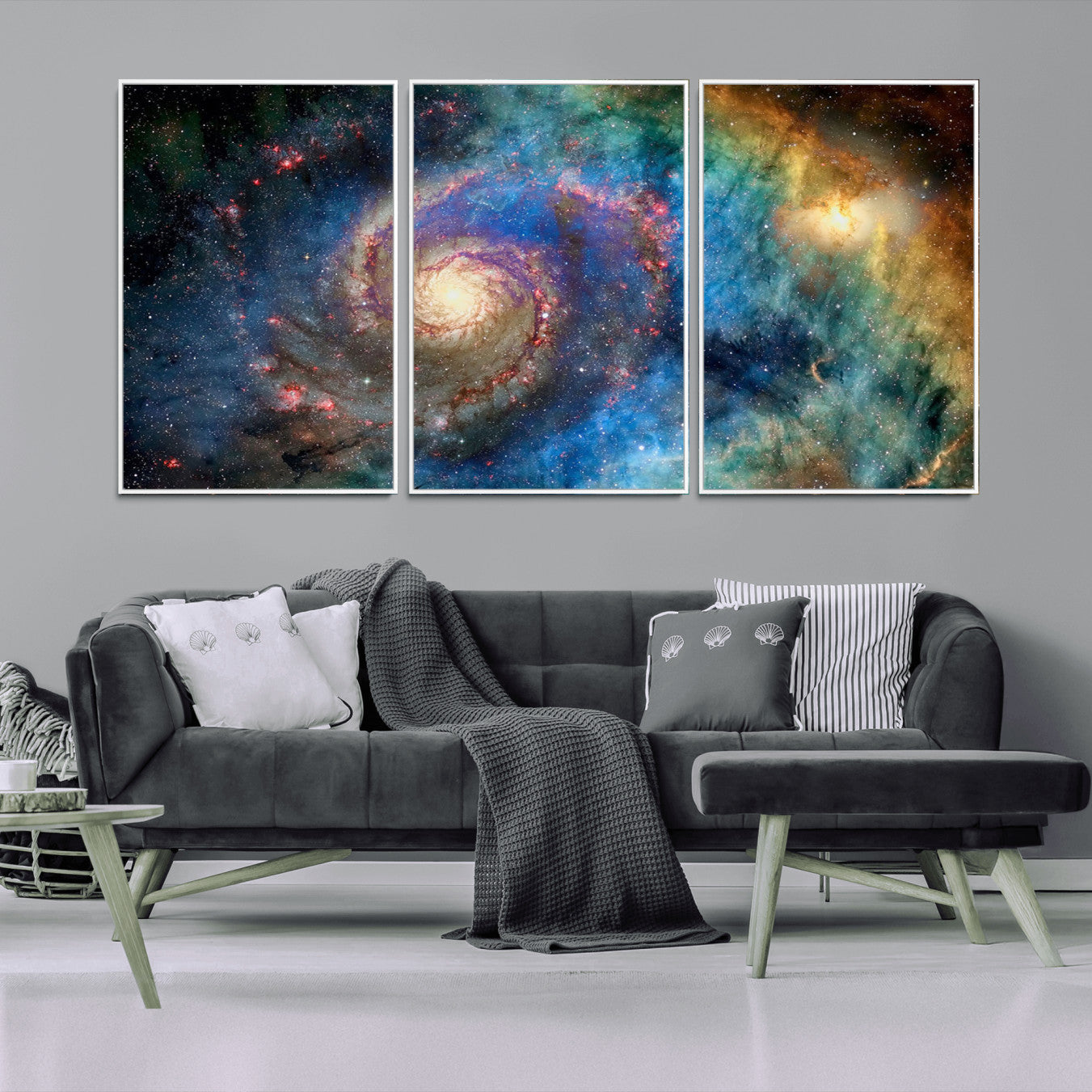 63487-MGV-FC-60X30-3P_White-Spiral Galaxy Wall Art Canvas Print