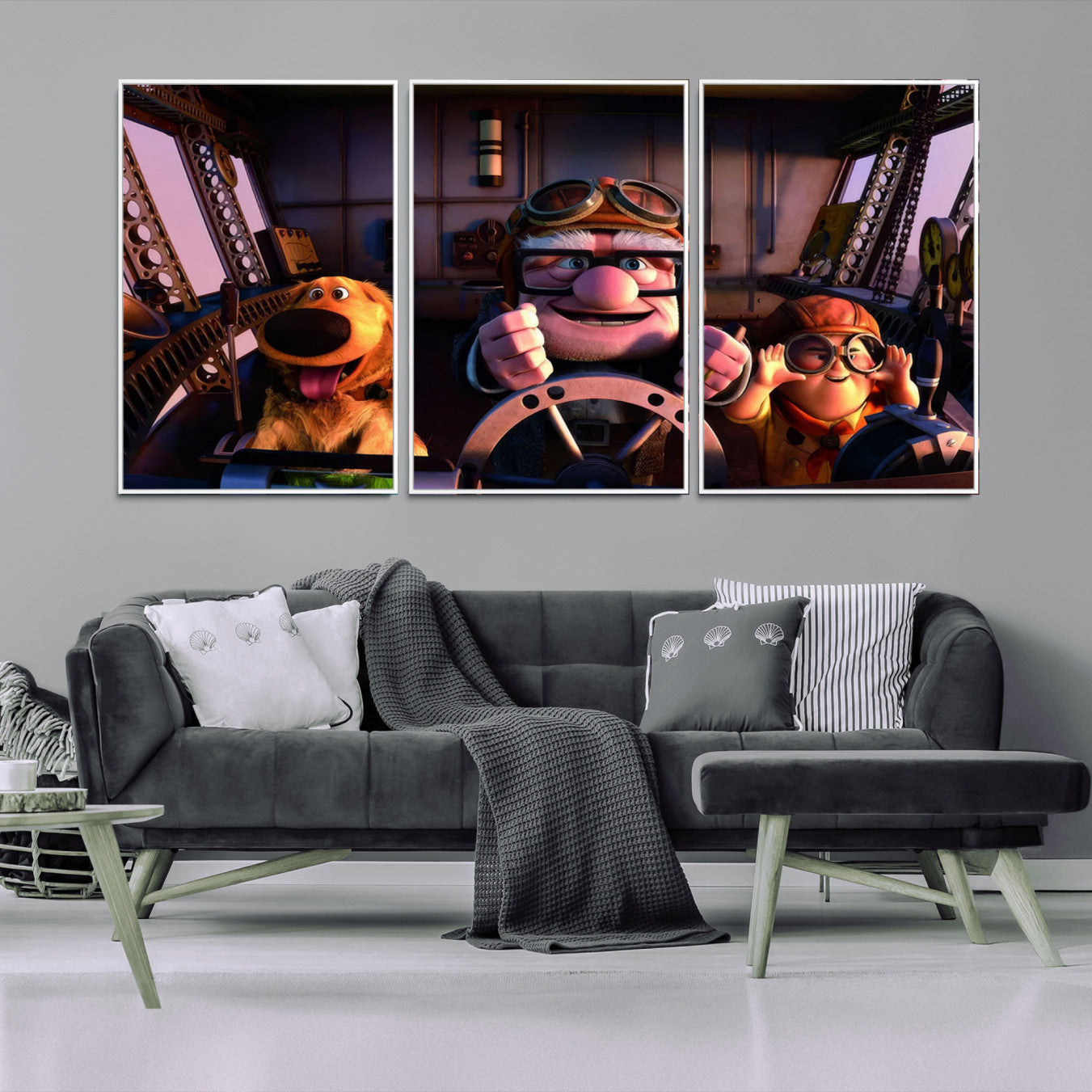 -Carl Russel And Dog, Movie Up Poster, Movie Up Wall Art, Movie Up Poster Print, Carl