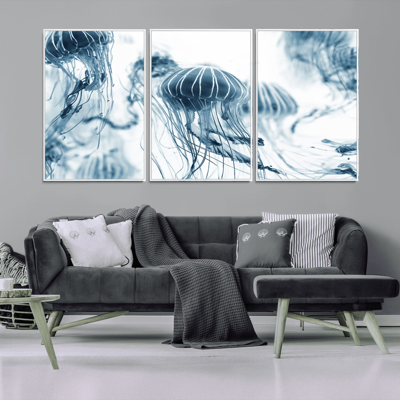 -Abstract Jellyfish Canvas Print Wall Art