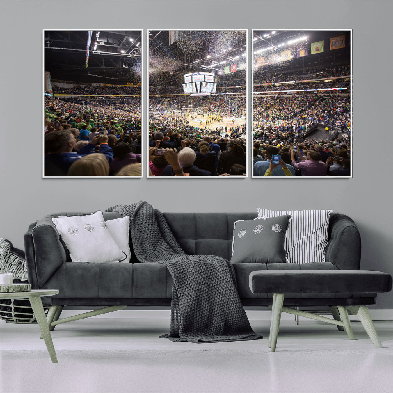 66251-MGV-FC-60X30-3P_White-Bridgestone Arena Wall Art Canvas | Nashville Predators Hockey Team Print | Canvas Print | Ready to