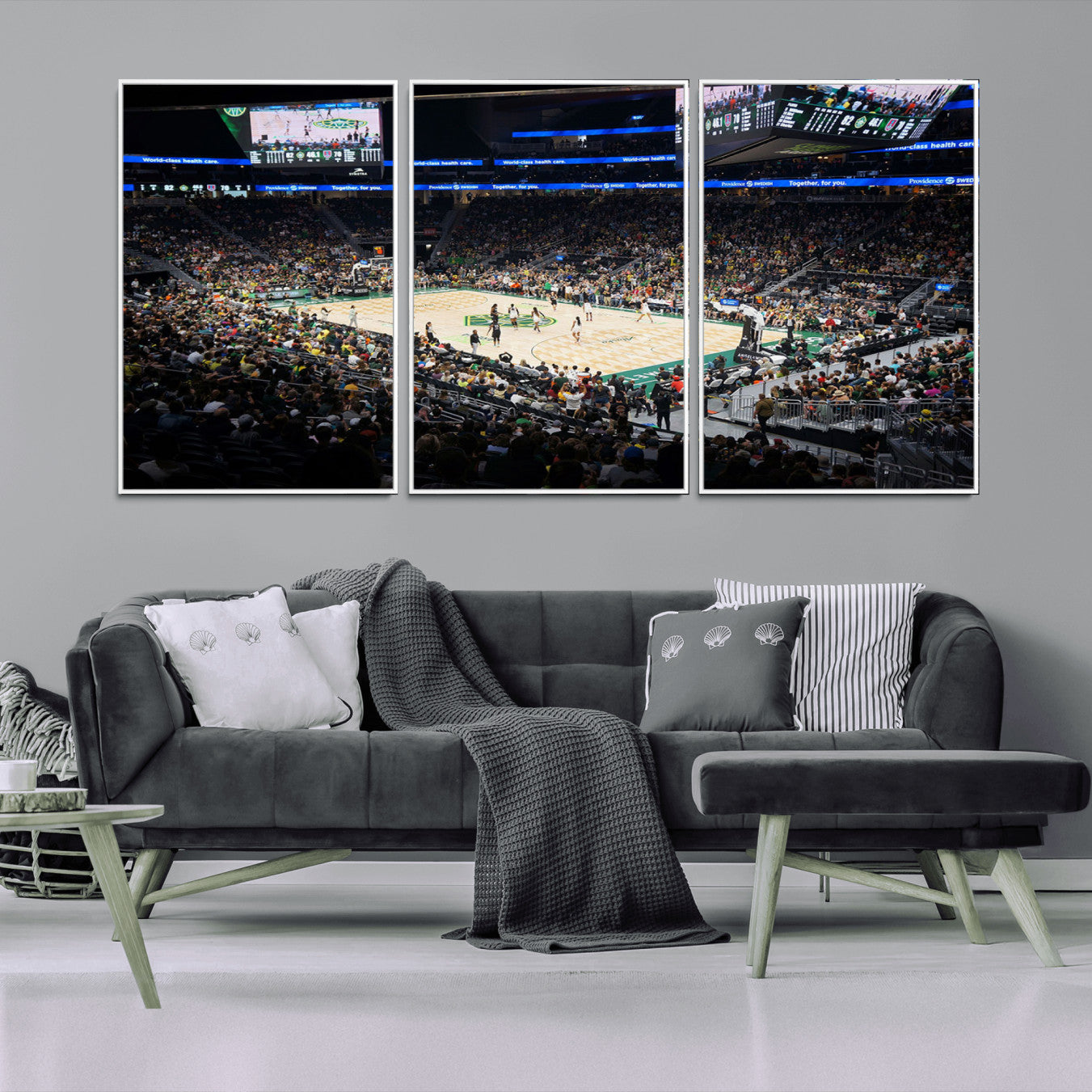 -Climate Pledge Arena | Washington Seattle Kraken Hockey Stadium Wall Art | Canvas Print | Ready to