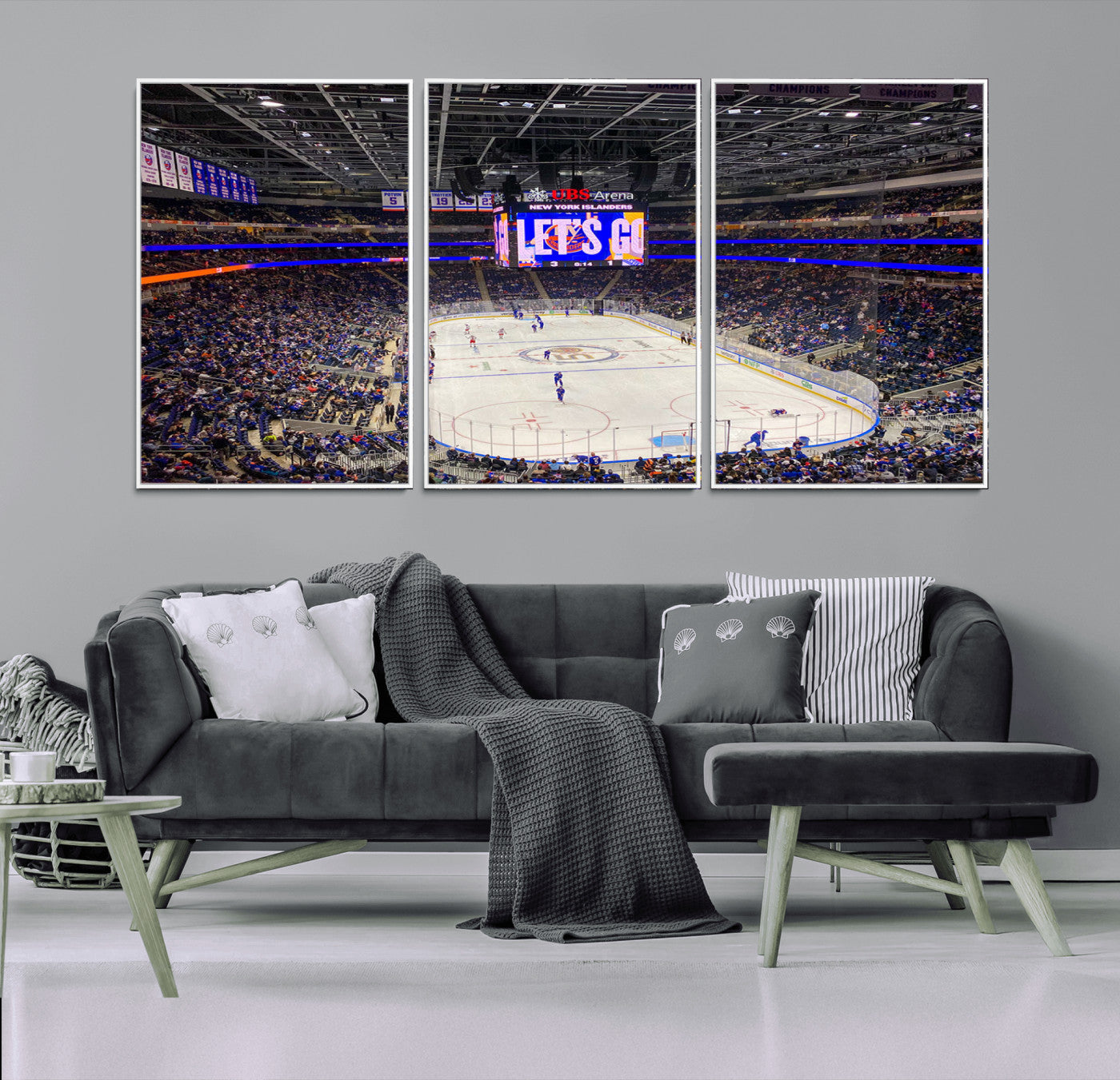 78692-MGV-FC-60X30-3P_White-UBS Arena Elmont New York Islanders Ice Hockey Wall Art, UBS Arena Elmont Wall Art Canvas Print