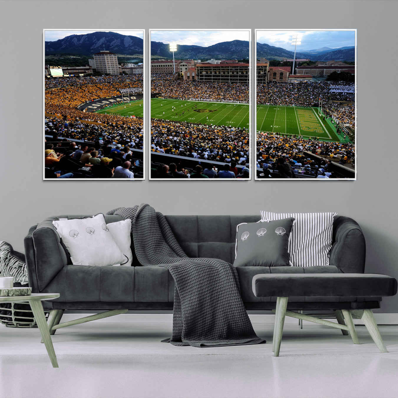 -Colorado Buffaloes Canvas Print - Boulder Folsom Field Stadium Wall Art Canvas Print, Football Print