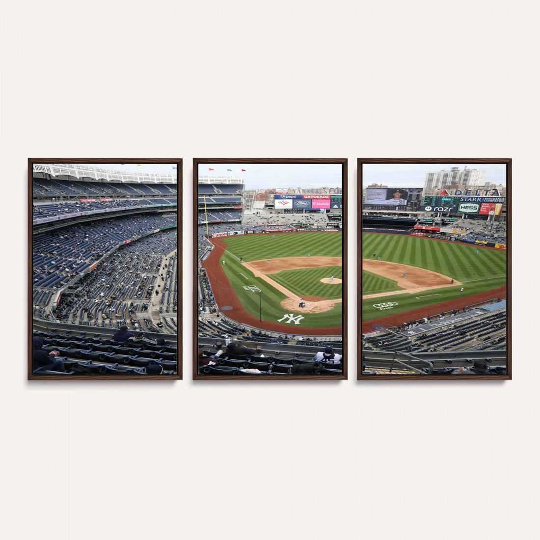 New York Yankees Baseball Team Print, Yankee Stadium Wall Art Canvas Print