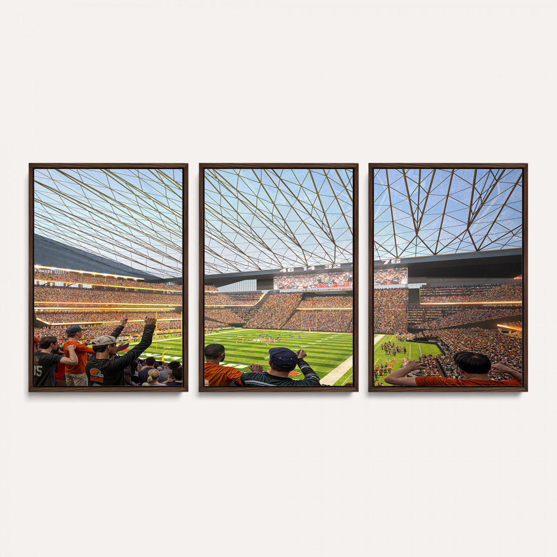 Cleveland Browns Stadium Wall Art Canvas Print