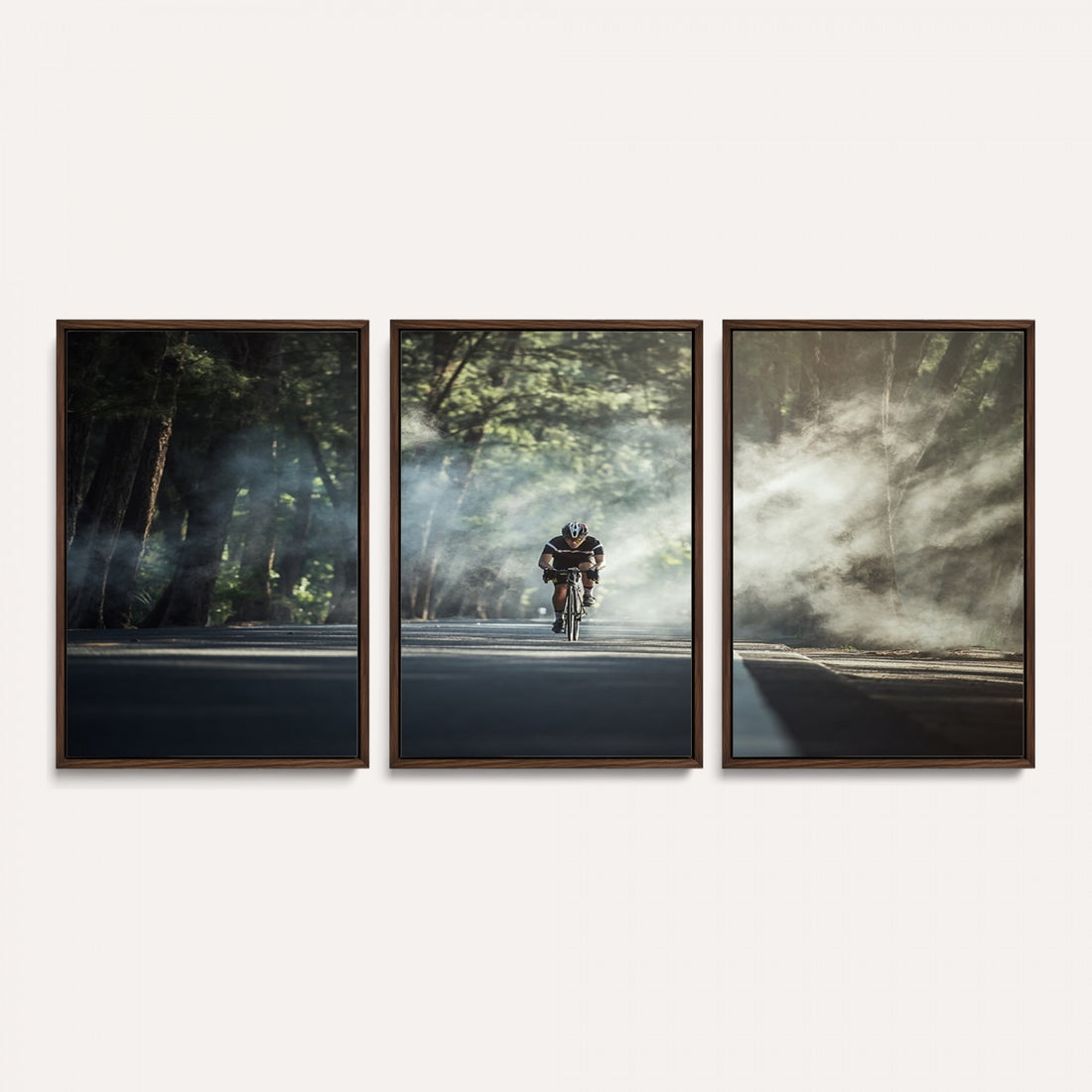 Cycling Road Bike in the Morning, Cycling Road Bike Canvas Print