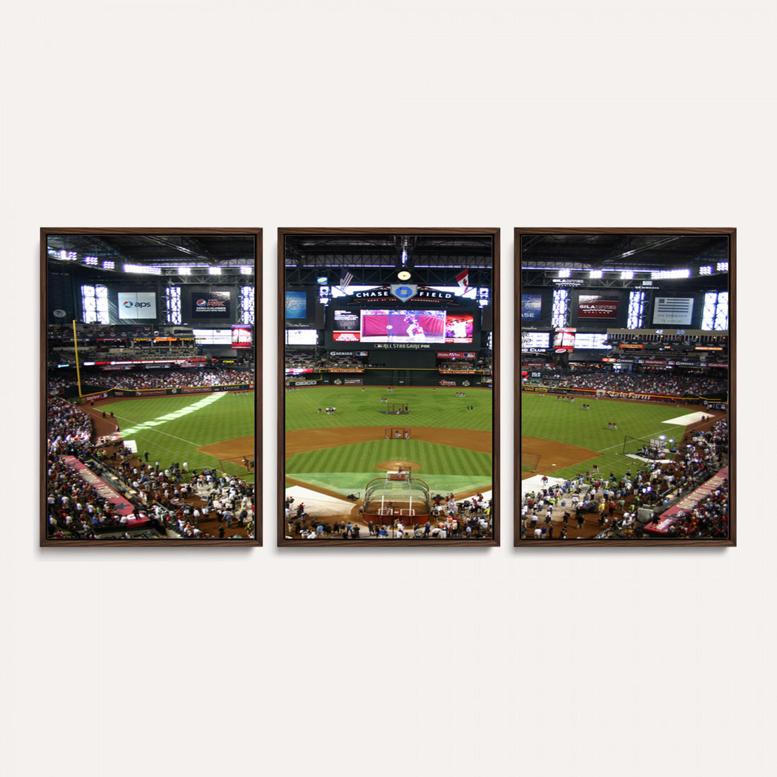 Arizona Diamondbacks Baseball Team Print, Phoenix Chase Field Baseball Stadium Wall Art