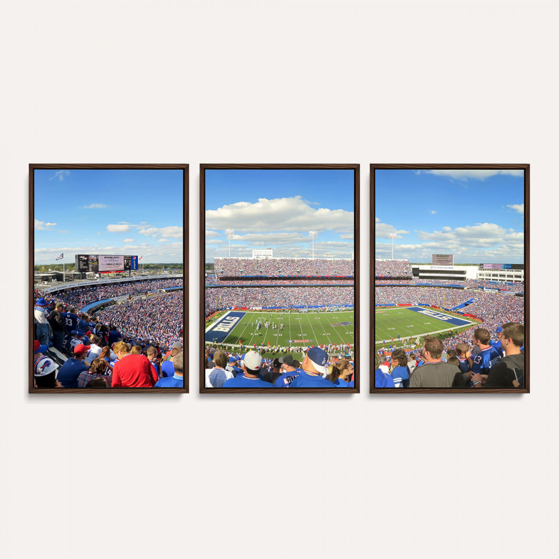 Buffalo Bills NFL Football Team Print, Game Day at Buffalo Highmark Stadium