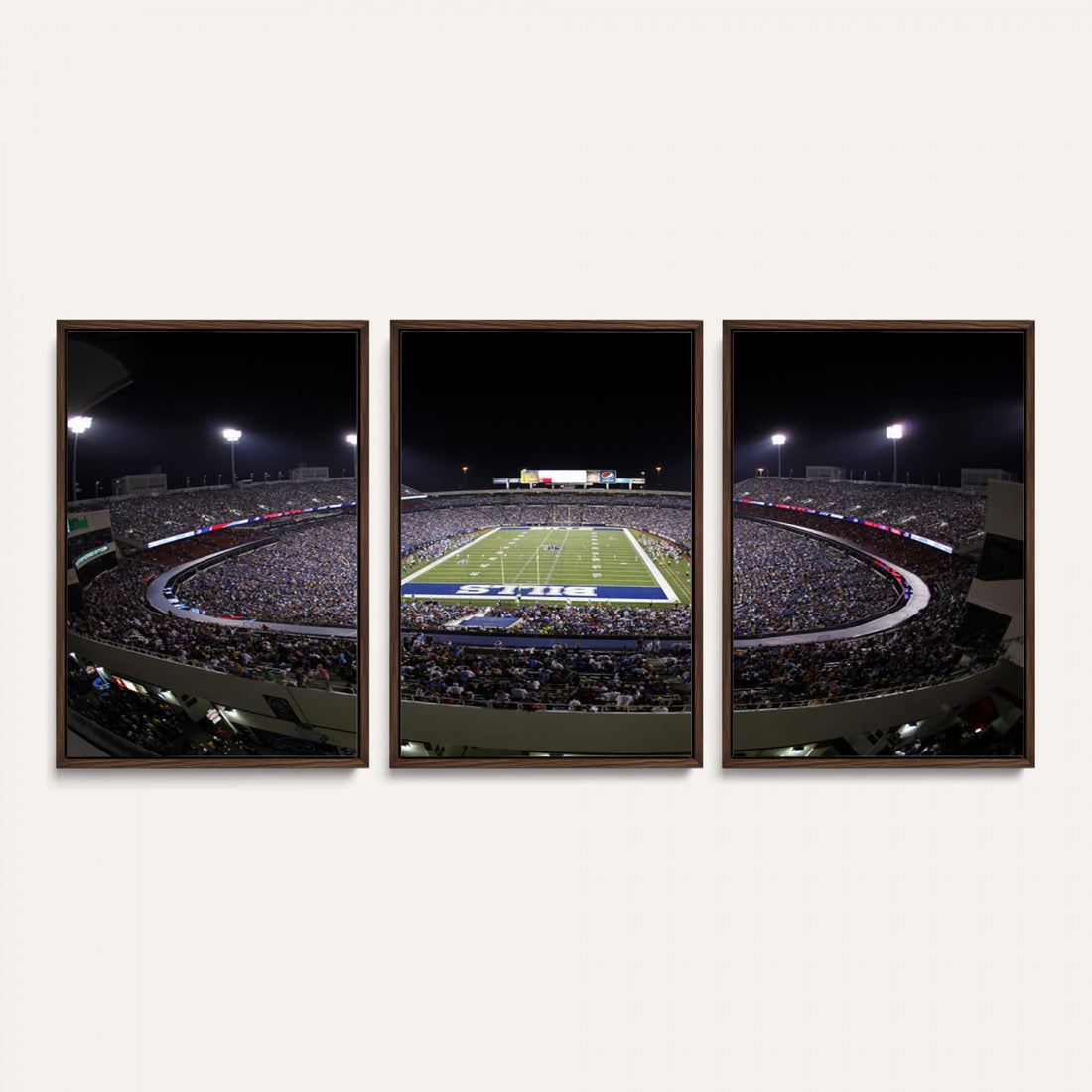 Buffalo Bills NFL Football Team Print, Buffalo Highmark Stadium Wall Art