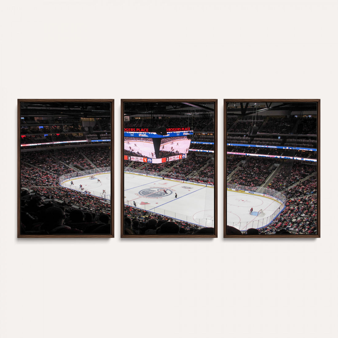 Rogers Place Edmonton Oilers Ice Hockey Stadium Wall Art