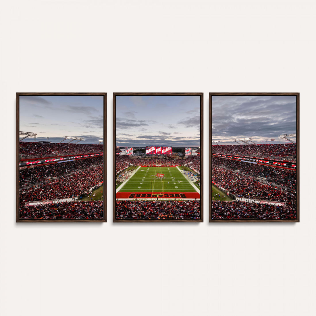 Florida Tampa Raymond James Stadium Wall Art Canvas Print