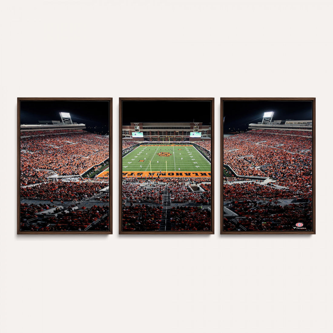 Oklahoma State Cowboys Canvas Print, Football Team Print