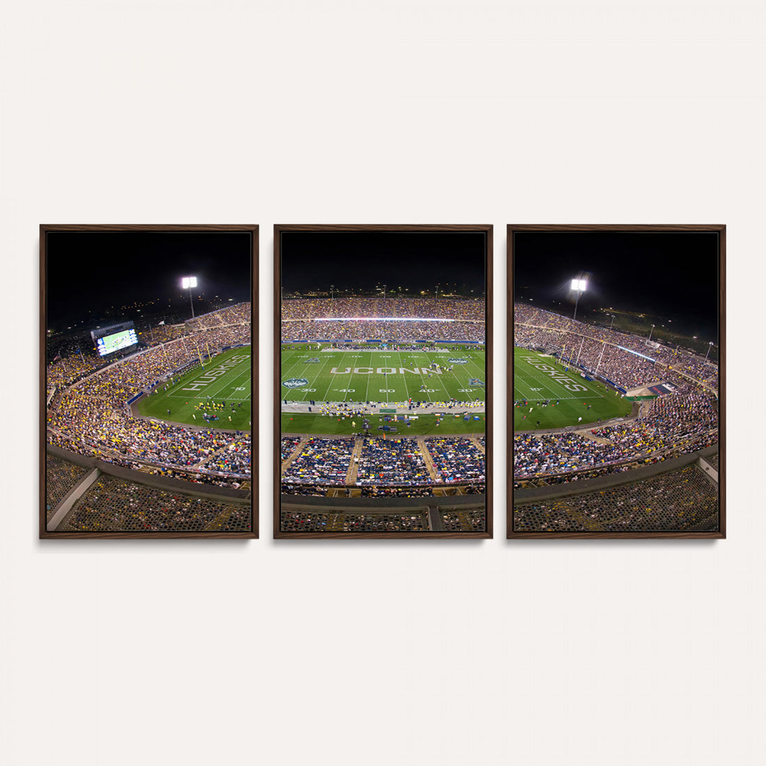 The University of Connecticut UCONN Huskies Football Team Print, East Hartford
