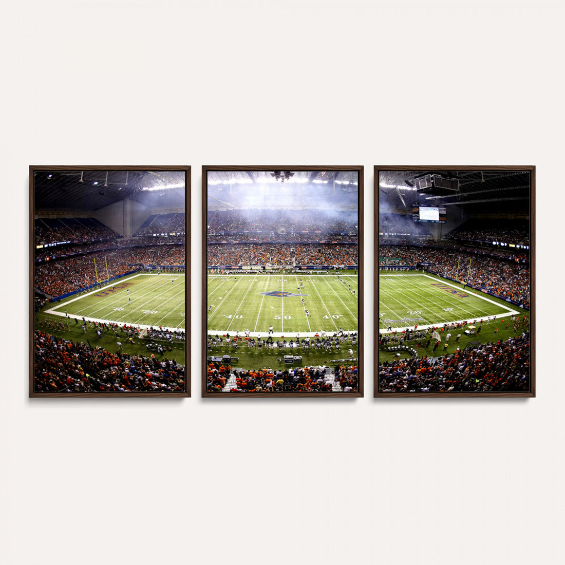 The University of Texas at San Antonio Roadrunners Football Team Print, Framed and Ready to Hang