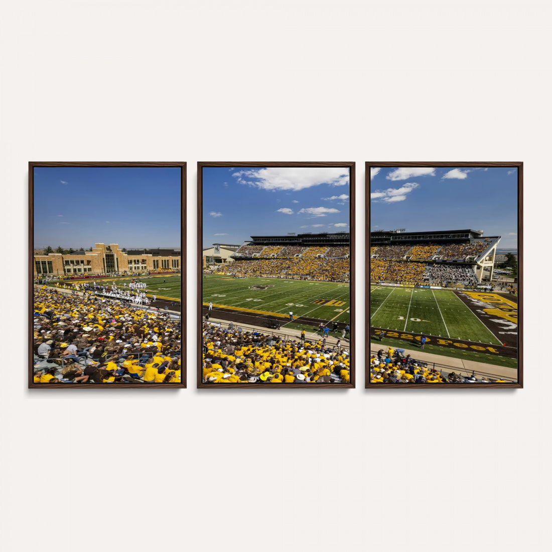 University of Wyoming Cowboys Football Team Print, Laramie, Home Bar Wall Decor