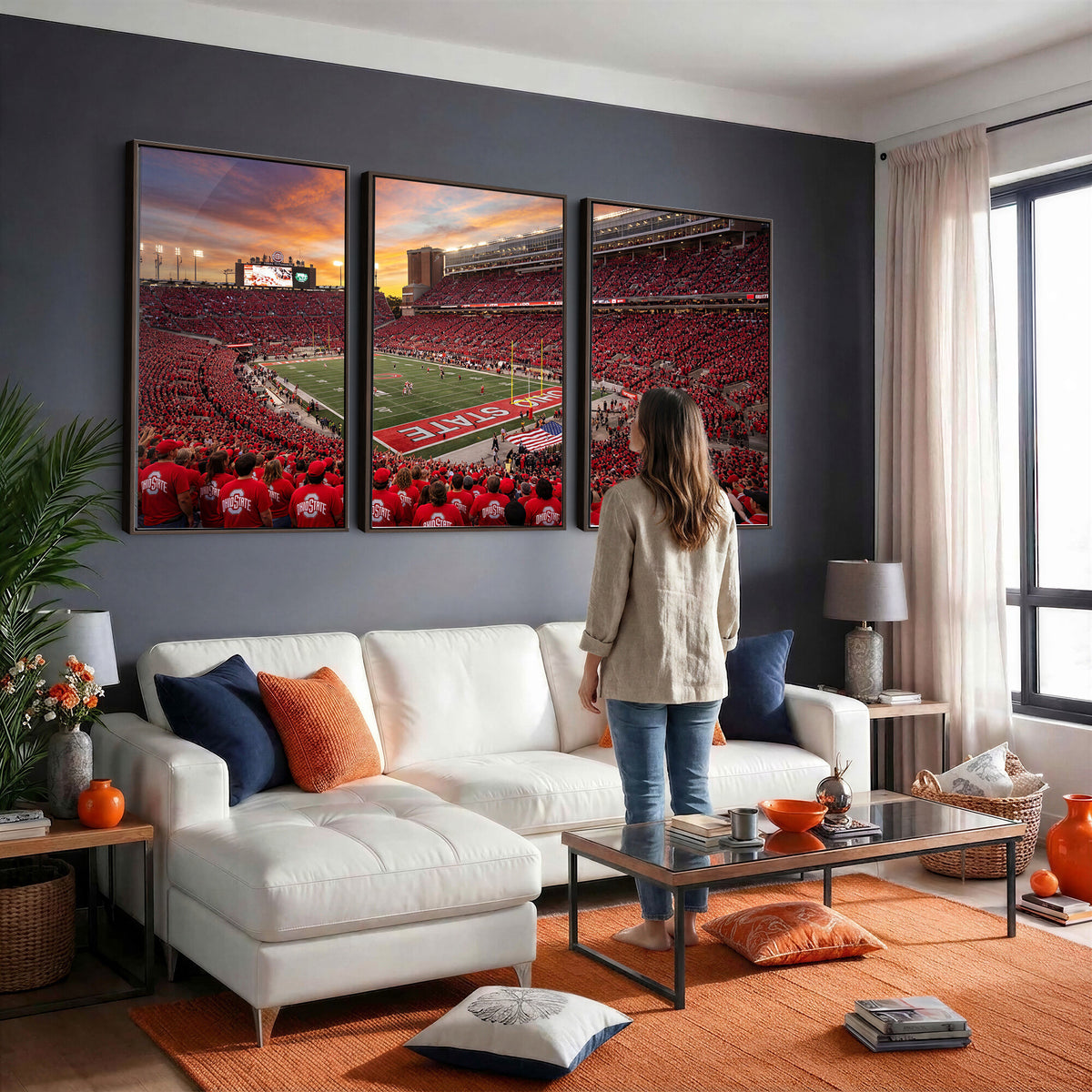 73119077-MGV-CV-36X24 - Stadium Wall Art Canvas Print