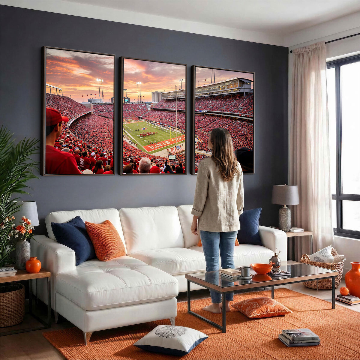 94754966-MGV-CV-36X24 - Stadium Wall Art Canvas Print