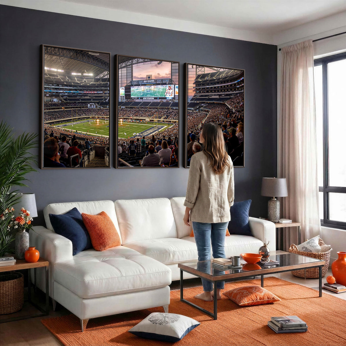 61524160-MGV-CV-36X24 - Stadium Wall Art Canvas Print