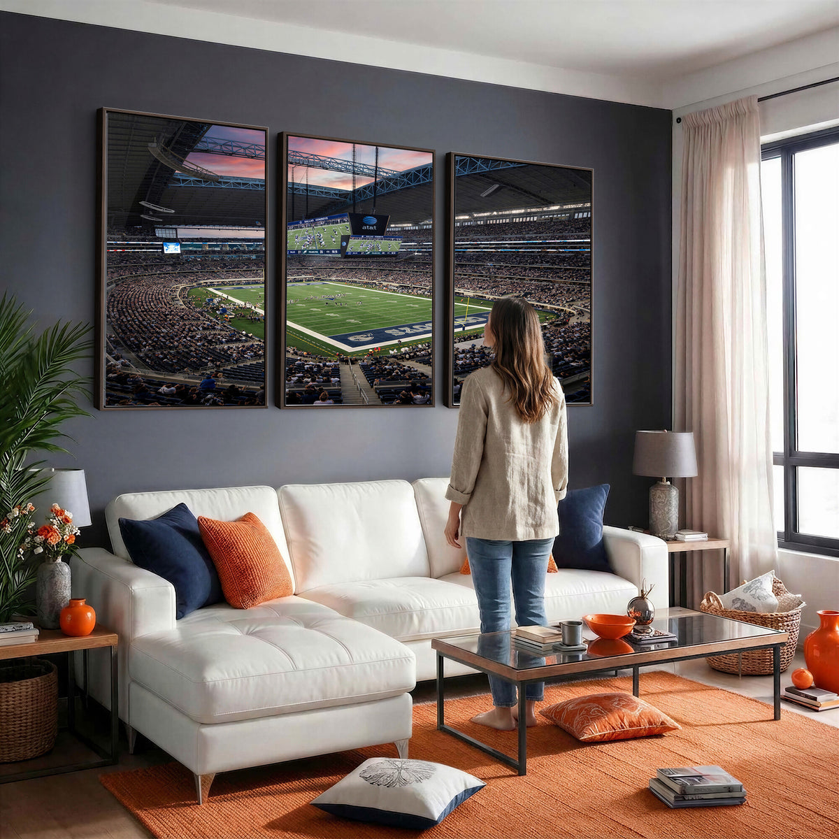 11530179-MGV-CV-36X24 - Stadium Wall Art Canvas Print