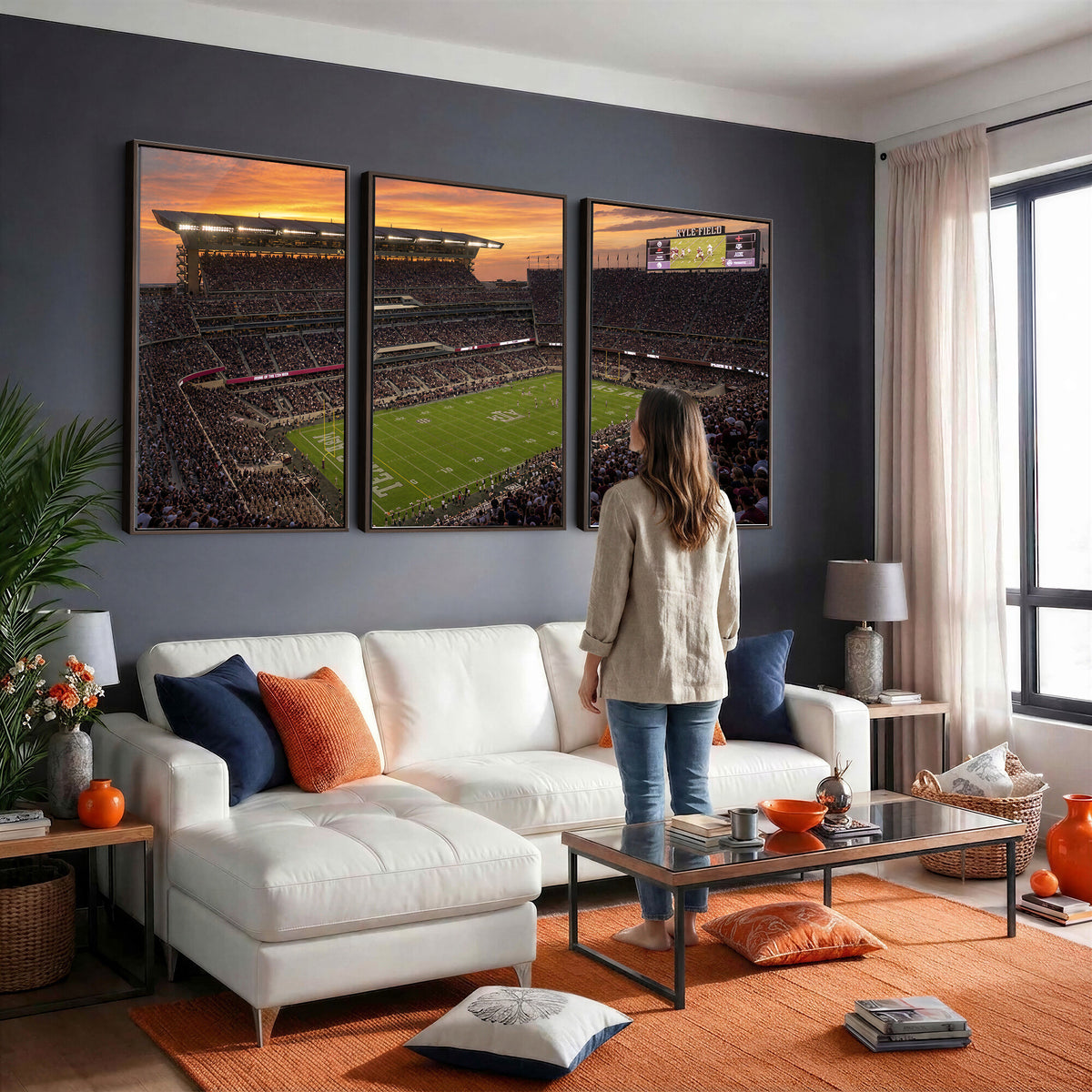 77401853-MGV-CV-36X24 - Stadium Wall Art Canvas Print