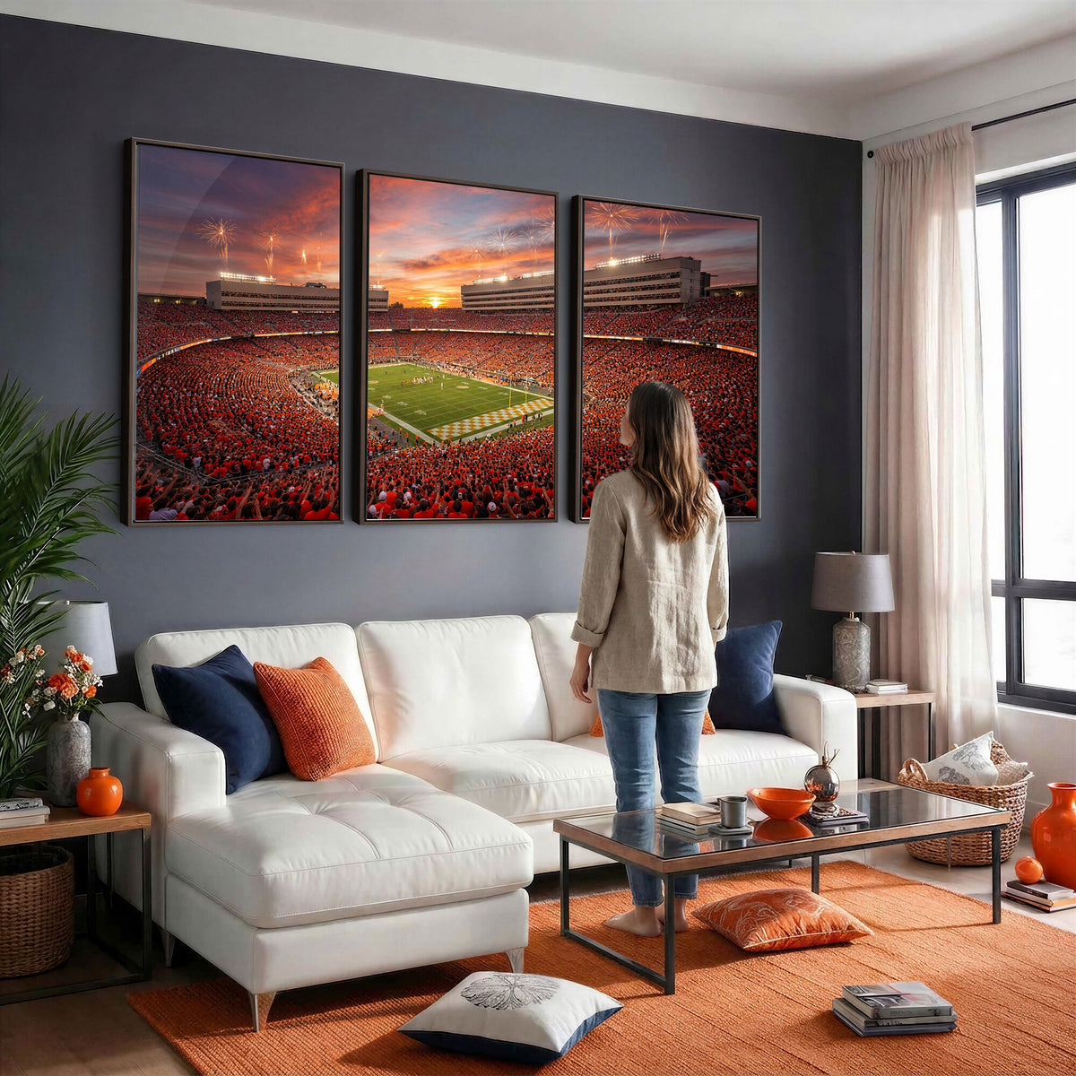 66964685-MGV-CV-36X24 - Stadium Wall Art Canvas Print