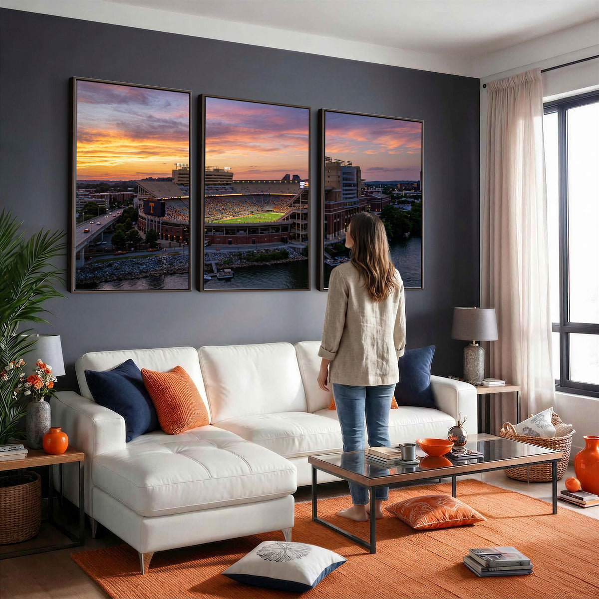 61093642-MGV-CV-36X24 - Stadium Wall Art Canvas Print
