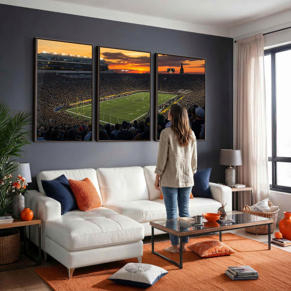 73585402-MGV-CV-36X24 - Stadium Wall Art Canvas Print