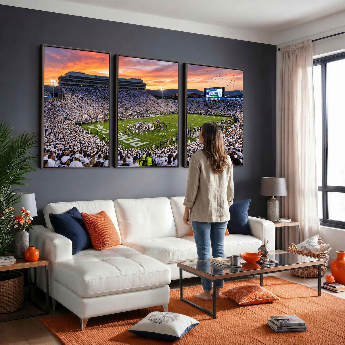 37057330-MGV-CV-36X24 - Stadium Wall Art Canvas Print