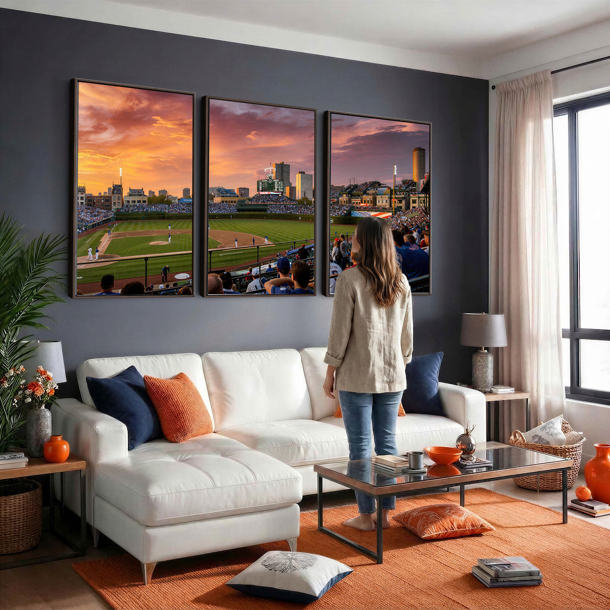 94073020-MGV-CV-36X24 - Stadium Wall Art Canvas Print