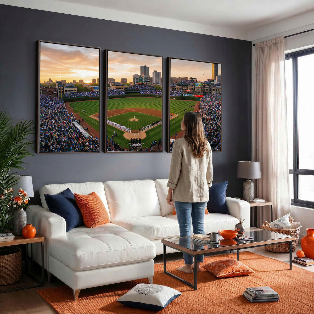 76885212-MGV-CV-36X24 - Stadium Wall Art Canvas Print