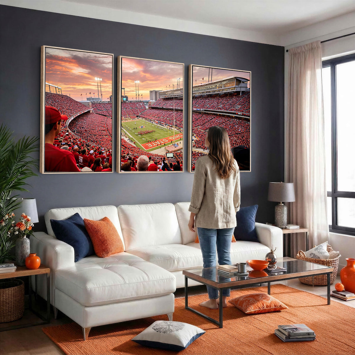 94754966-MGV-CV-36X24 - Stadium Wall Art Canvas Print