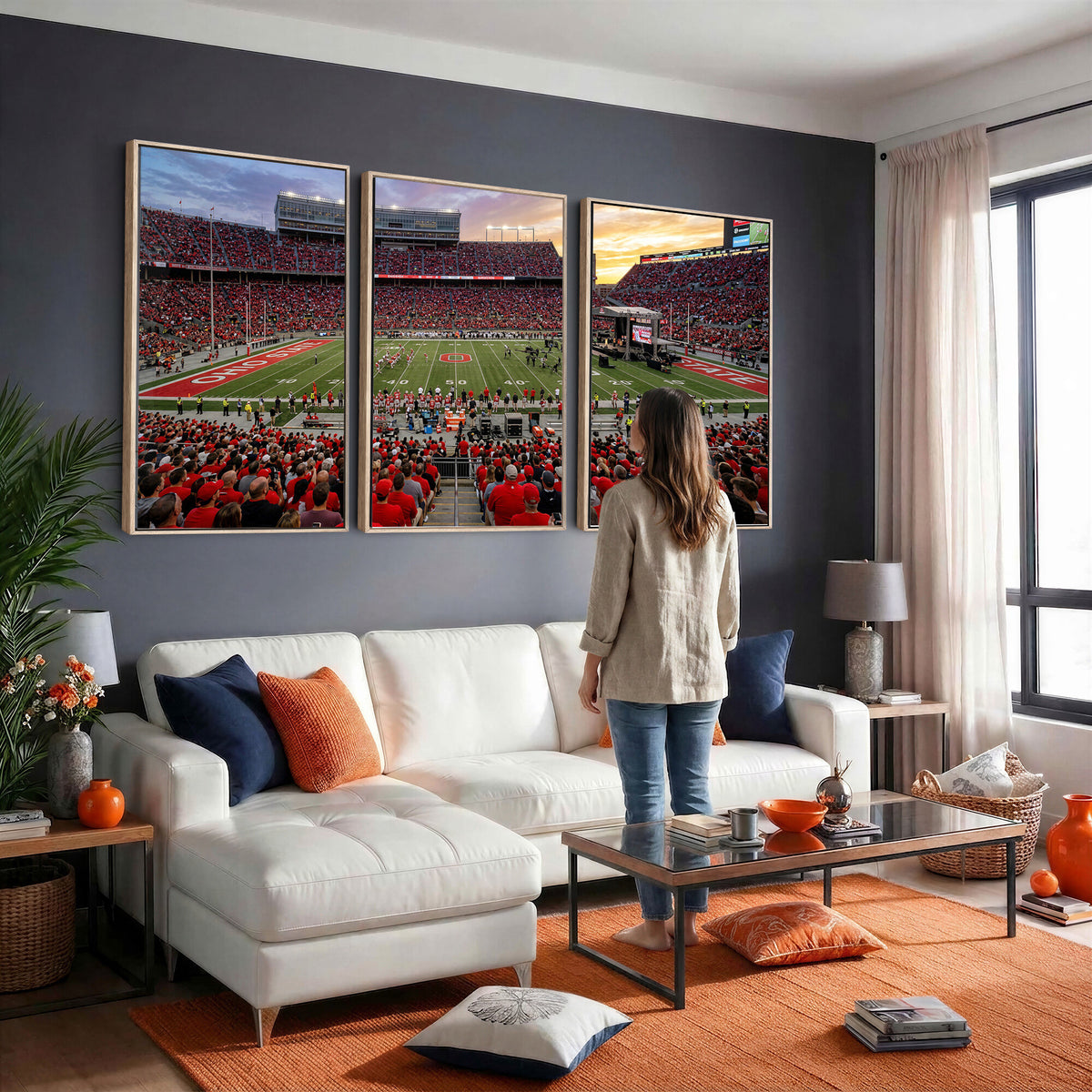23196993-MGV-CV-36X24 - Stadium Wall Art Canvas Print