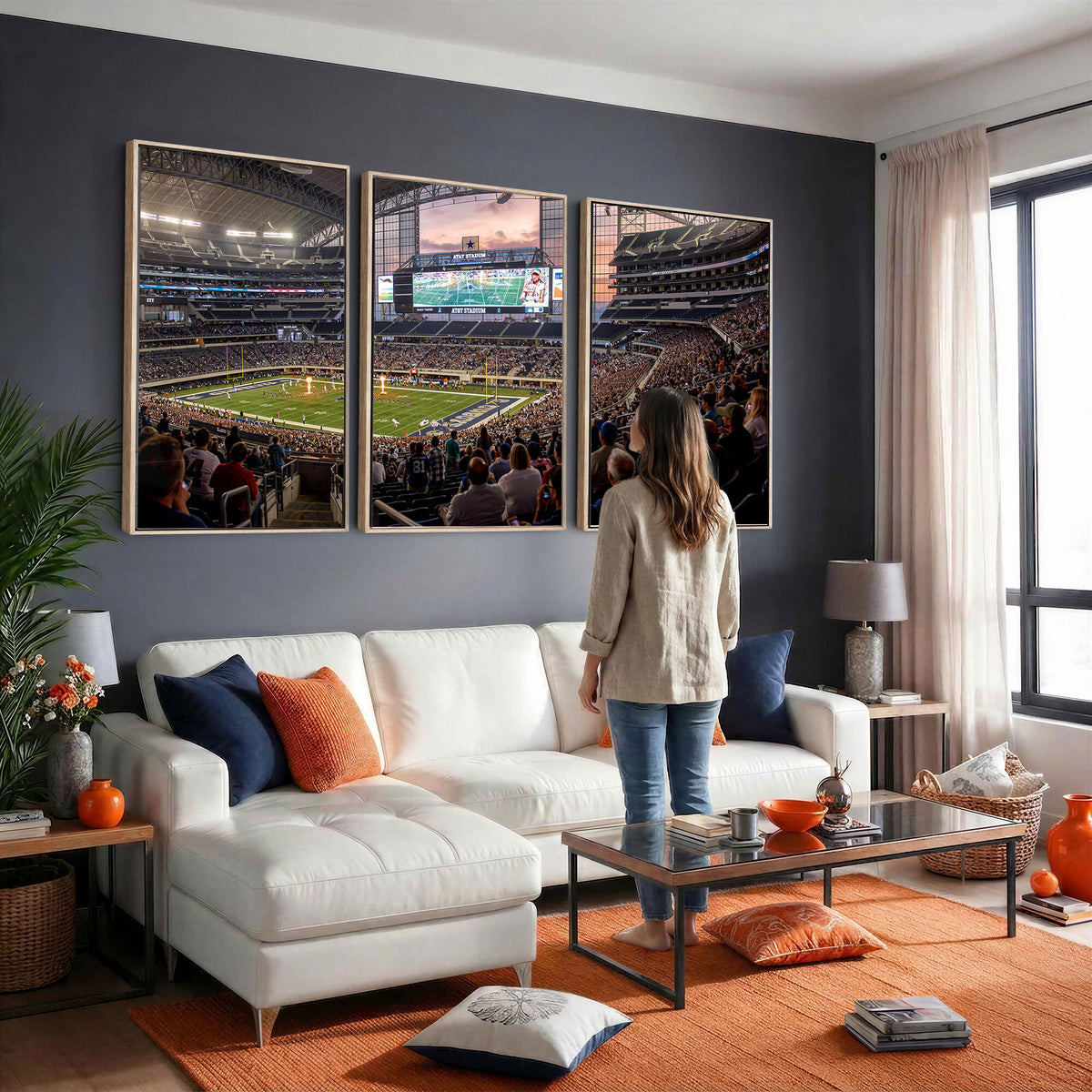 61524160-MGV-CV-36X24 - Stadium Wall Art Canvas Print