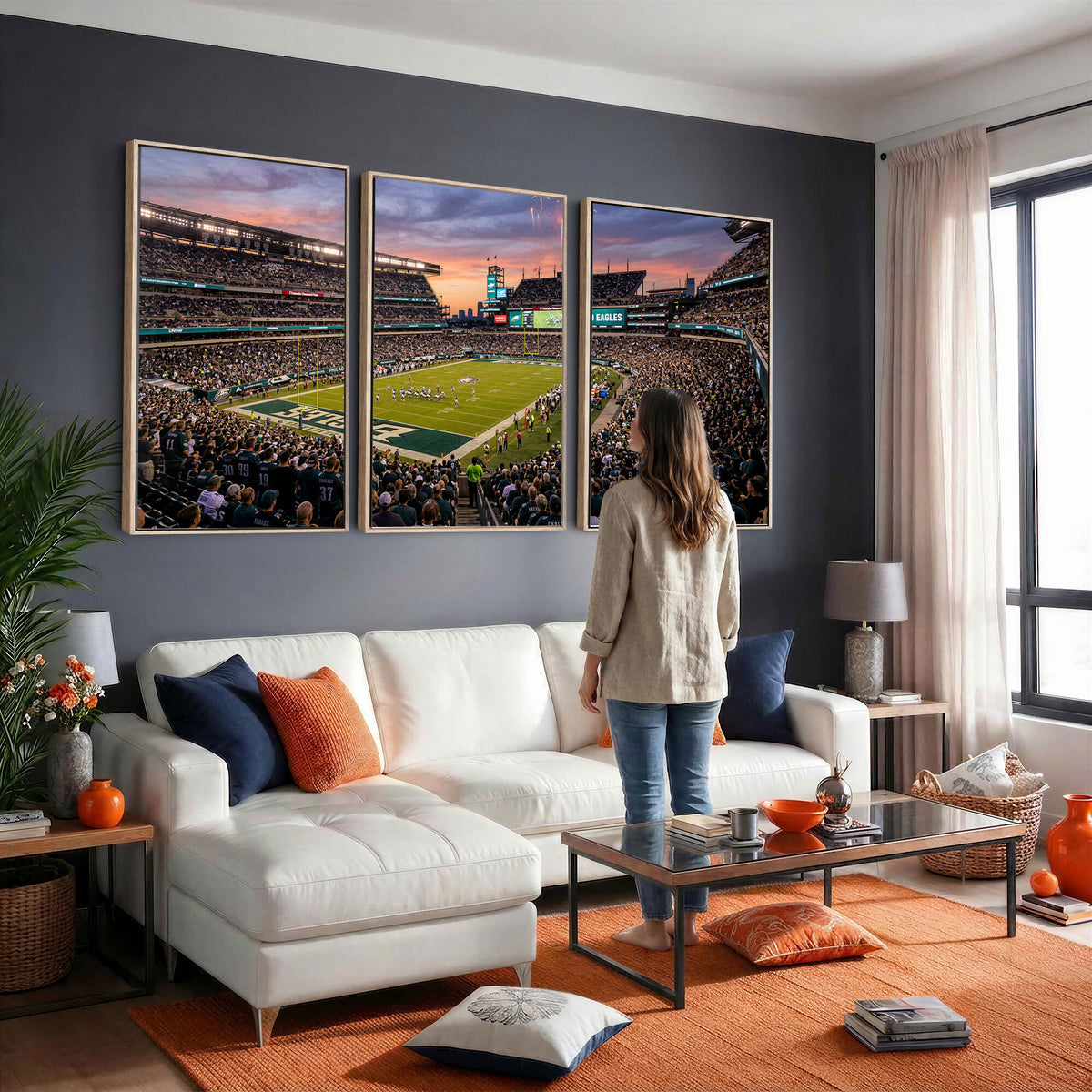 15549432-MGV-CV-36X24 - Stadium Wall Art Canvas Print